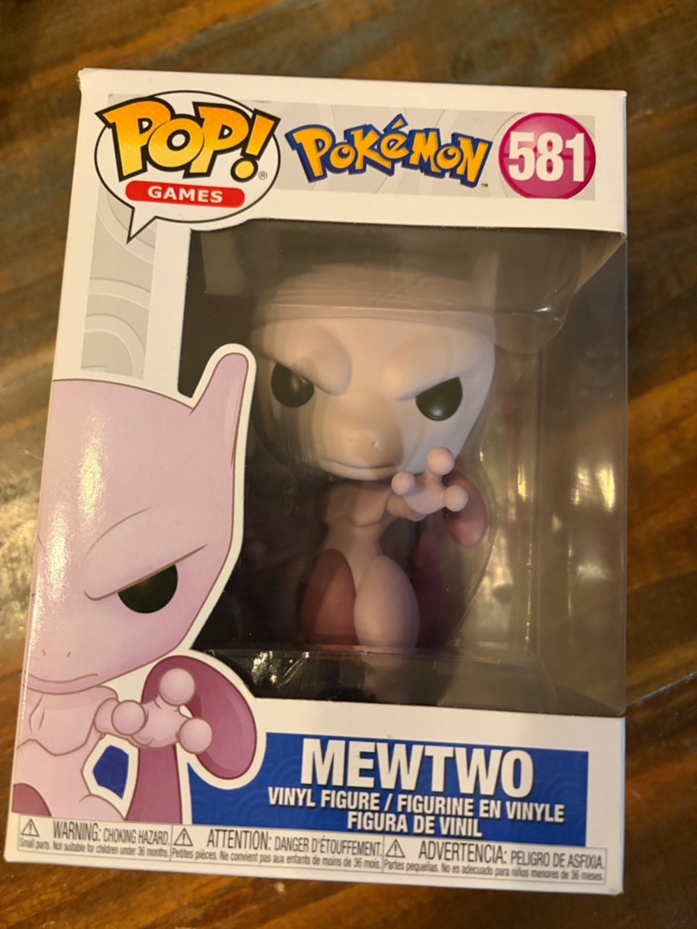 Funko Mewtwo Vinyl Figure in Pale Lavender and Deep Purple